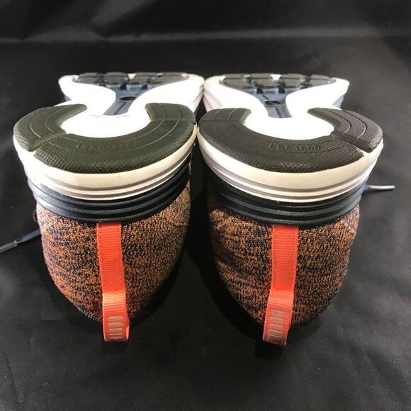 Mint Condition NIKE FLYKNIT LUNAR 1 orange navy 10 - Picture 4 of 8
